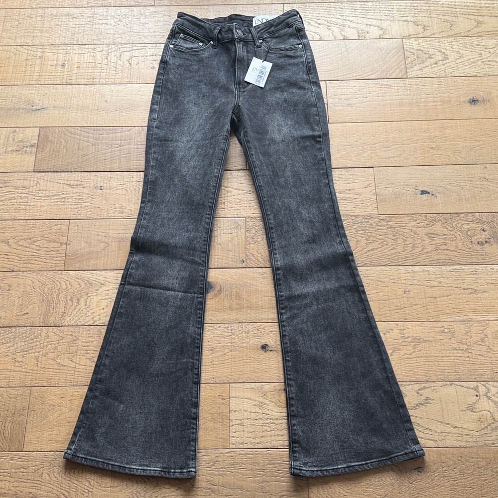 LNDN Flare Leg Women's Jeans Vintage Black Wash